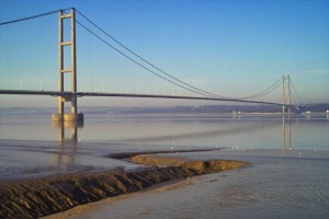The Humber Bridge on a sunny day.  Here's hoping...